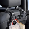 Xuenair Purse Hook for Car - Foldable Headrest Hooks, Soft