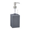 Relaxdays Soap Dispenser 300 ml, Refillable, Bathroom, Kitchen, Liquid Soap