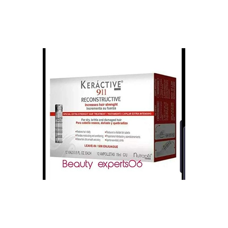 Nutrapel AMPOLLETAS 911 NUTRAPEL KERACTIVE 12 PZ