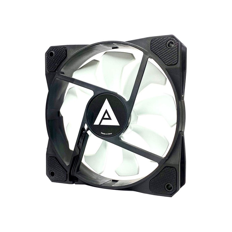 Apevia 1012S-WB 120mm 4pin Molex & 3pin Motherboard Black/White Silent