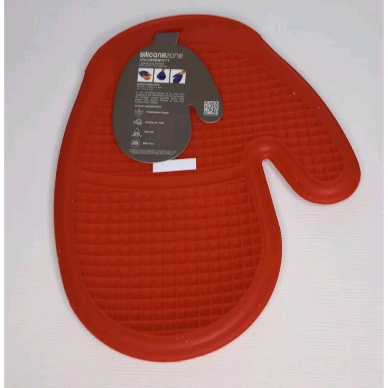SiliconeZone Silicone Zone Red Heat Resistant Soft Cell Grid Oven