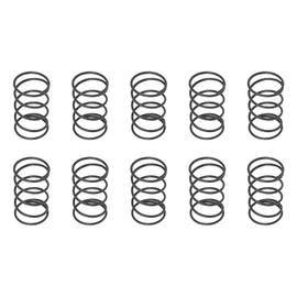 DTGN 1.2x18x30mm(DxODxL) Compression Spring - 20Pack - Good for Machinery - Spring Steel Extension Spring - Black