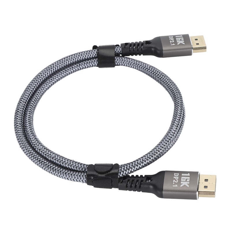 DisplayPort 2.1 Cable 16K 30Hz 40Gbps 3D Dynamic HDR Male