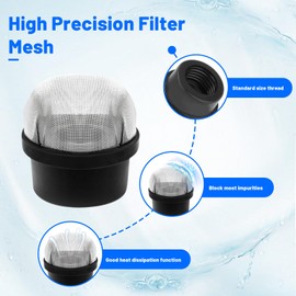 Alocs 190106Z Screen Cap Replacement for Clean and Clear Plus, EasyClean D.E. and Quad D.E Filters, Pool Filter Internal Air Bleeder Screen Cap Air Valve Strainer Cap