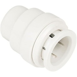 JG Speedfit PSE4615W PSE4615 Stop End, White, 15 mm, Set of 10 Pieces