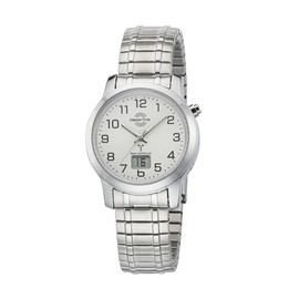 Master Time Funk Quarz Damen Uhr Analog-Digital mit Edelstahl Armband MTLA-10307-12M