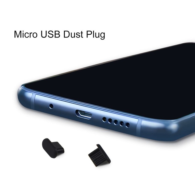 25 PCS Micro USB Dust Plug, Silicone Anti Dust Plug