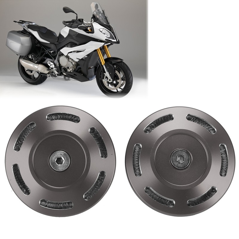 Pair Motorcycle Frame Hole Cover Aluminium Alloy Replacement for S1000XR