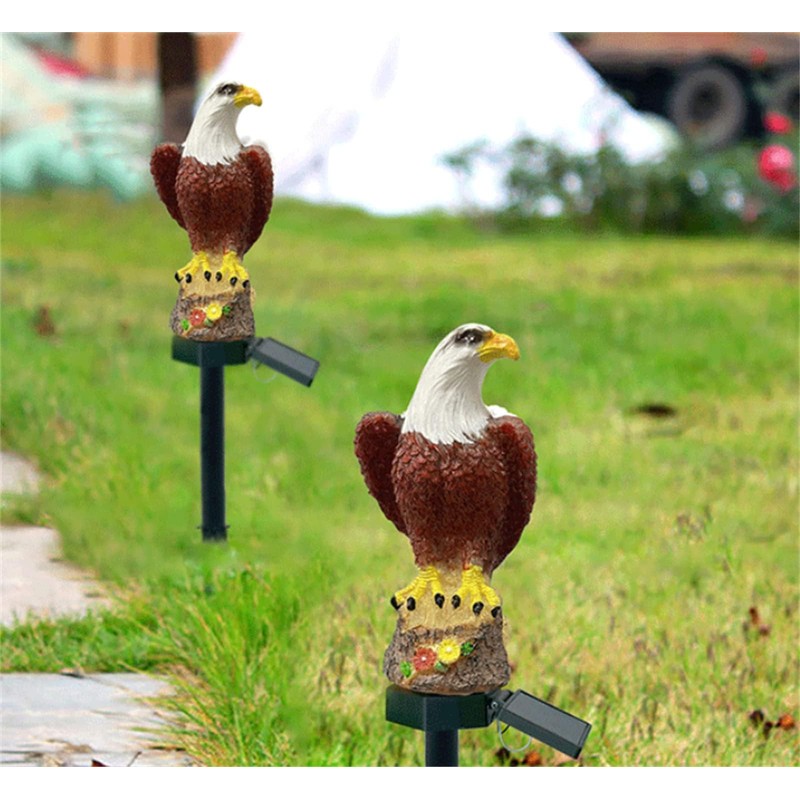 Huazzzyi Outdoor Solar Lights, Eagle Solar Lights Outdoor Waterproof Eagle