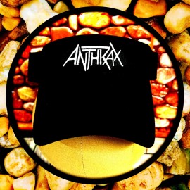 ANTHRAX ROCK BAND GOLF AND TENNIS SUN VISORS BLACK HAT ADJUSTABLE