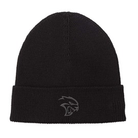 Dodge Hellcat Embroidered Beanie Hat - Black