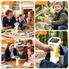 Ahalfcit Kids Digital Microscope 2.4" IPS HD Screen 1000X Magnification