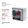 APIELE IP67 Outdoor Waterproof Button Switch Box Emergency Stop Button