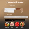 SHI BA ZI ZUO 8-inch Professional Cleaver - Stainless Steel