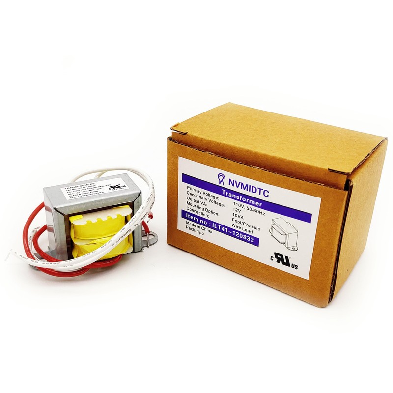 NVMIDTC AC/AC Power Transformer Input 110V 50/60HZ Output AC 12V