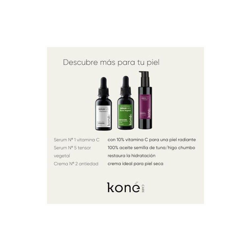 Koné Care Crema Despigmentante Unificadora Vitamina Rosa Mosqueta Limón Naranja