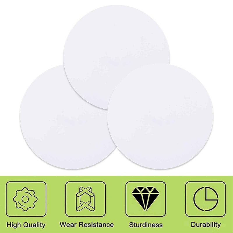 UFURMATE Wall Hole Cover Plate, 6Pcs PVC Plastic Ceiling Cover
