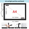 Zocelight A4 Light Pad for Diamond Art Kits for Adults,0.2"