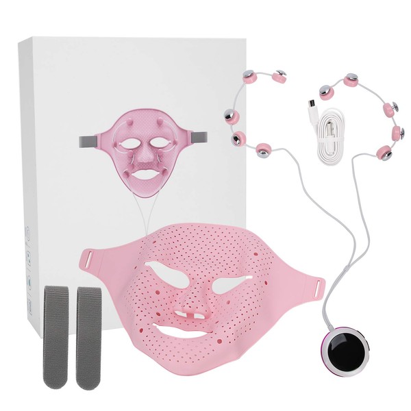 Electric EMS Face Massager, Anti-Wrinkle Magnetic Massage Mask, Facelifting Machine - Skin Care 3 Modes, Promotes Skin Absorption of Face Mask and Skin Care Products