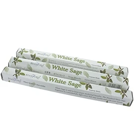 3 Packs of Stamford White Sage Incense Sticks (Pack of 20)