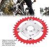 104BCD 36T Chainring Conversion Kit Aluminum Alloy Mid Drive Chainring