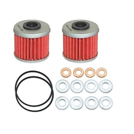 MOTOMXHOUSE Oil Change Kit - 2 Oil Filters, O-Ring and Sealing Washers 2007-2020 CRF150R, CRF150RB Expert