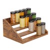 4 Tier Wood Spice Rack Organizer for Cabinet, Super Sturdy