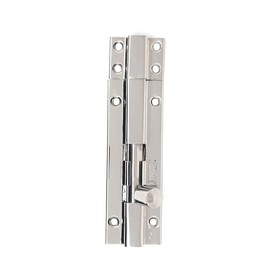 ssiskcon Stainless Steel Barrel Bolt 10mm Solid Surface Cane Defend Security Latch Slide Lock (10 mm x 4 inch Mirrror Polished Stainless Steel)