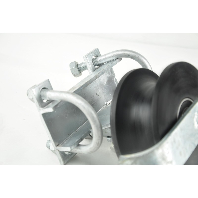 Chain Link Sliding Gate Rollers, Pipe Track Wheels, Nylon Rolling