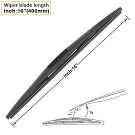 3 Wipers Replacement for Honda odyssey 2005-2019 2020 2021 2022 2023 2024 Windshield Wiper Blades with Rear 26"+22"+16inch