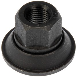 Dorman 611-127 Wheel Nut 9/16-18 Flanged Flat Face - 7/8 In. Hex, 1-1/16 In. Length Compatible with Select Ford Models, 10 Pack