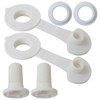 White Cooler Drain Plug Replacement for Colemen Coolers Parts 1.5"