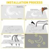 Gearzaar 1000PC Home Car Headliner Star Light kit Roof Twinkle