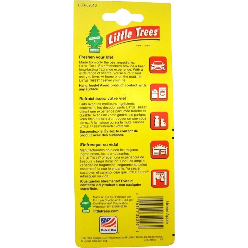 LITTLE TREES Car Air Freshener | Hanging Paper Tree for