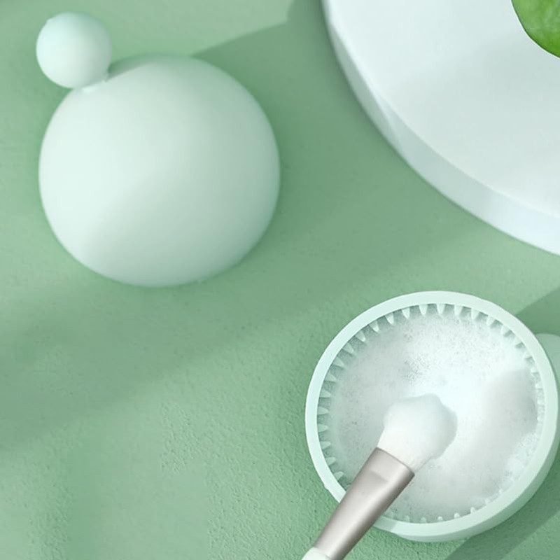 Recipiente de Silicona para Lavar Brochas de Maquillaje Portátil Diseño