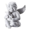 Angel Medium White Matt Angel with Rabbit