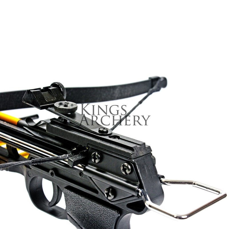 KingsArchery Crossbow Self-Cocking 80 LBS with Adjustable Sights and a
