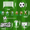 Soccer Ball Cake Topper Decorations For Theme Party, Football Player,