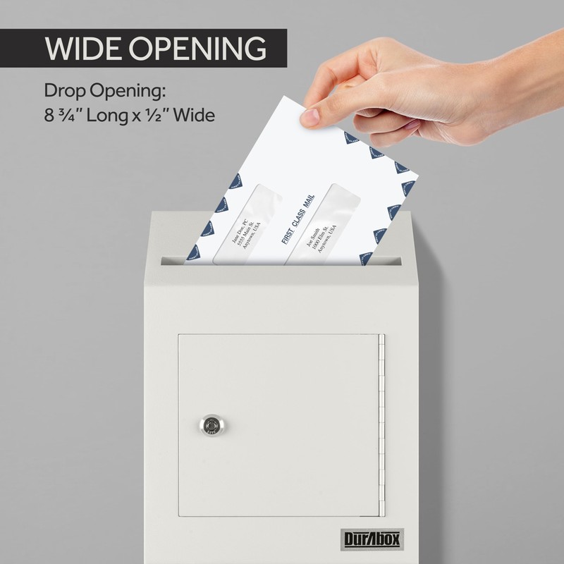 Durabox Drop Box Deposit Safe 10 x 4 x 16”