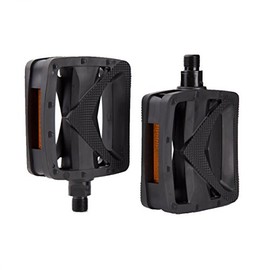 VP PAIR SQUARE PLATFORM QUALITY BIKE PEDALS WITH REFLECTORS IDEAL FOR MTB,CITY,TREKKING CYCLES (VP-875)