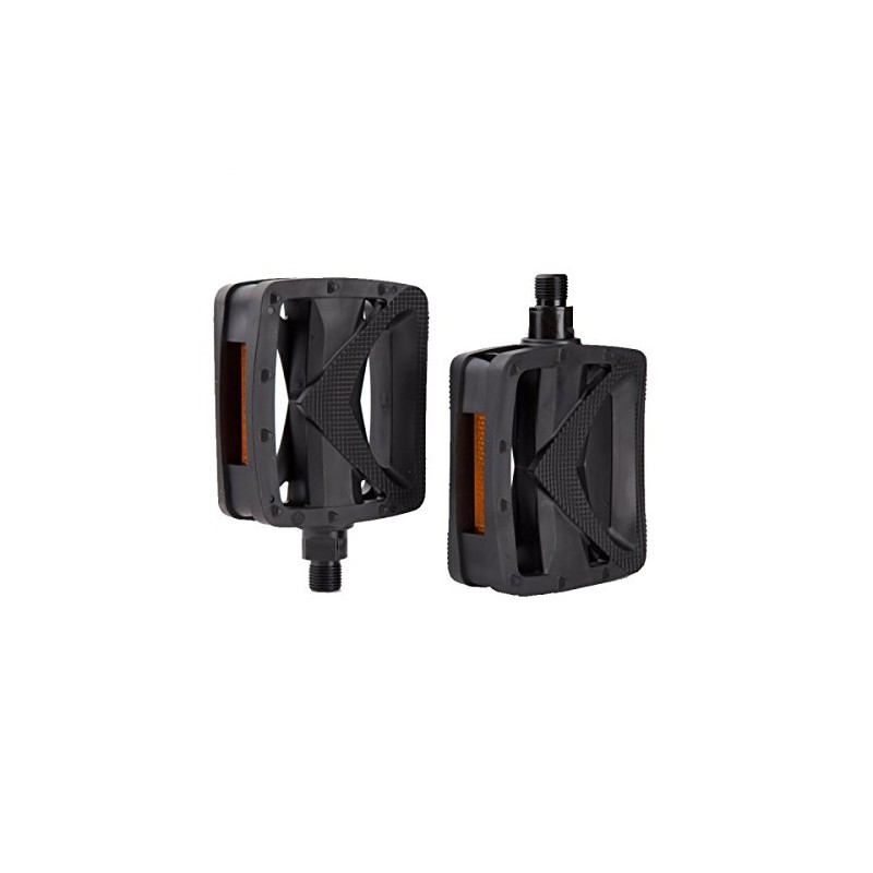 VP PAIR SQUARE PLATFORM QUALITY BIKE PEDALS WITH REFLECTORS IDEAL