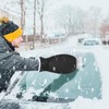 WEINIBAO Car Ice Scraper with Glove, Reusable Ice Scraper with