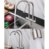 CUZRSIEYI Kitchen 304 Stainless Steel Kitchen Mixer Tap, 360° Swivel