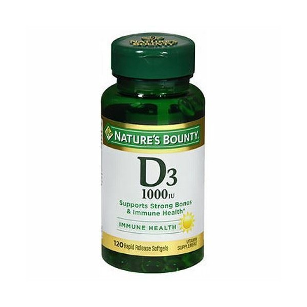 Nature's Bounty Vitamin D 100 tabs 1000 IU