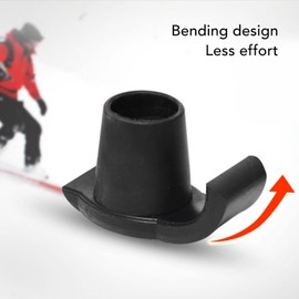 Walker Ski Glides, 1 par de 1,3 Pulgadas Diámetro Exterior Walker Ski Glides Goma Seguridad en Movimiento Evitar Deslizamiento Posavasos Esquís Reemplazo Glide Cap para Andadores