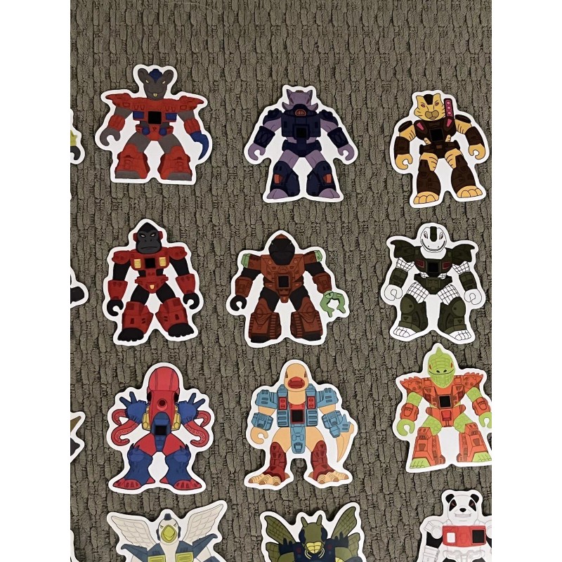 Unbranded Battle Beasts Custom Vinyl stickers Hasbro - 2.5” Beast