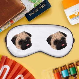 'Pug Face' Sleep/Travel Eye Mask (EY00012173)