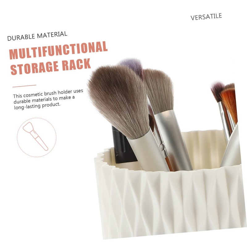 Ipetboom Rotating Makeup Brush Holder Portable Storage Container for Brushes