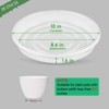 SupKing 6 Pack Plant Saucers Drip Tray, 6 8 10