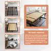 Imperius Foldable Box Spring, Bunkie Board, Bed Support Slats, Bed